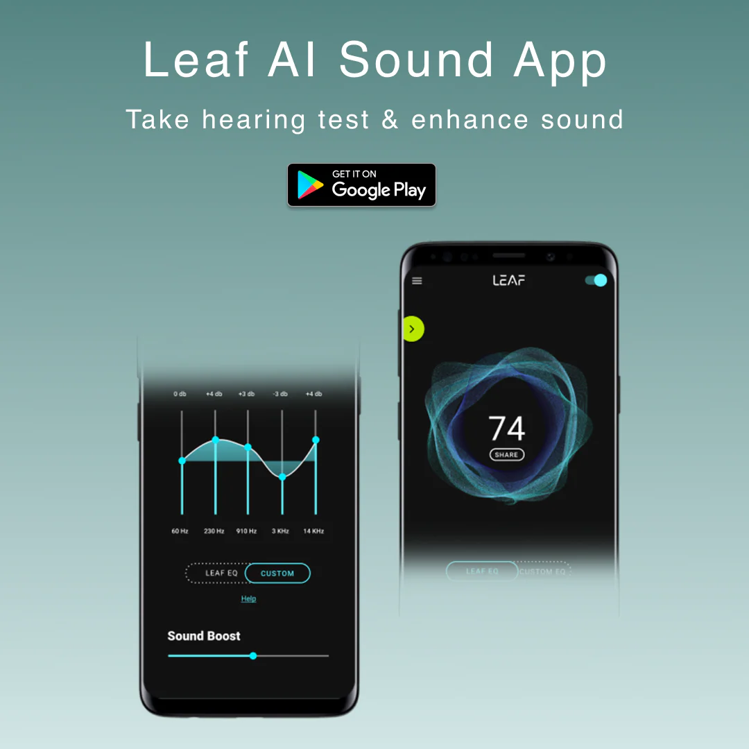 Combo: LEAF BUDS X614 ANC (CARBON BLACK) + LEAF BUDS X121 (PURE WHITE) - Image 3