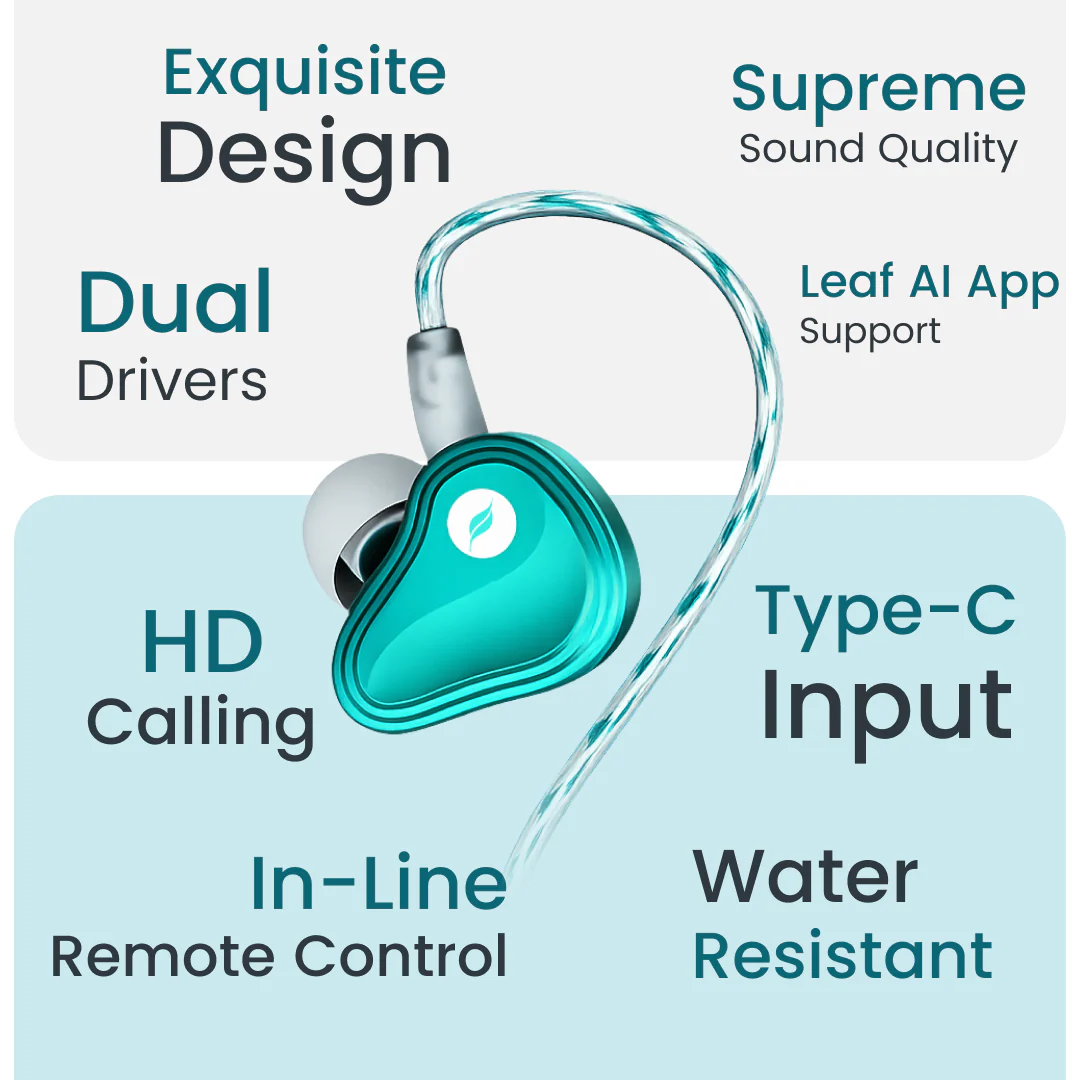 LEAF SONIC IEM WIRED EARPHONES - Image 2